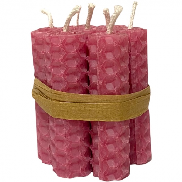 Rubine - Beeswax Mini Spell Candles